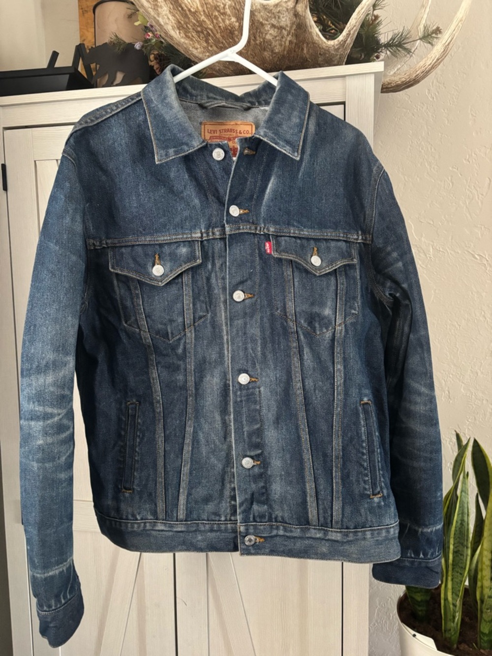 Levi’s Red label Jean Denim Jacket Mens XL Trucker 90s workwear